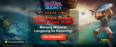 Klaim Jackpot Shark Bounty banner
